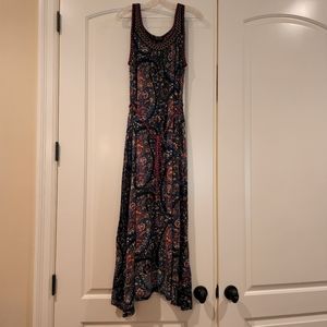 Lucky Brand 1X Sleeveless Maxi Dress